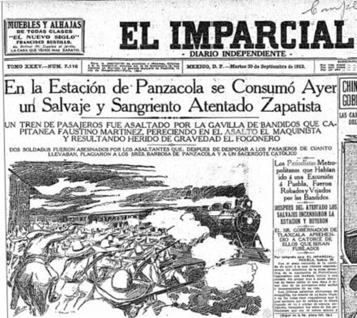 Cómo atacaban antes a los trenes 