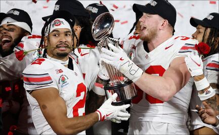 Ohio State aplasta a Oregon y se lleva el Rose Bowl
