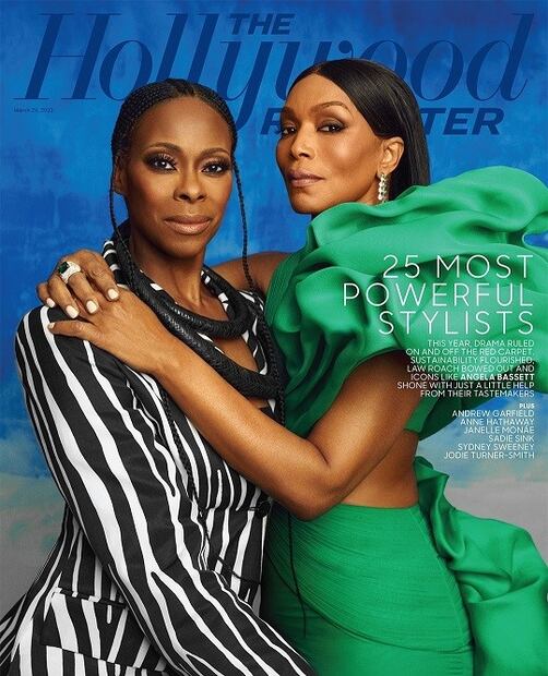 Jennifer Austin y Angela Bassett en The Hollywood Reporter / Foto: Instagram @hollywoodreporter