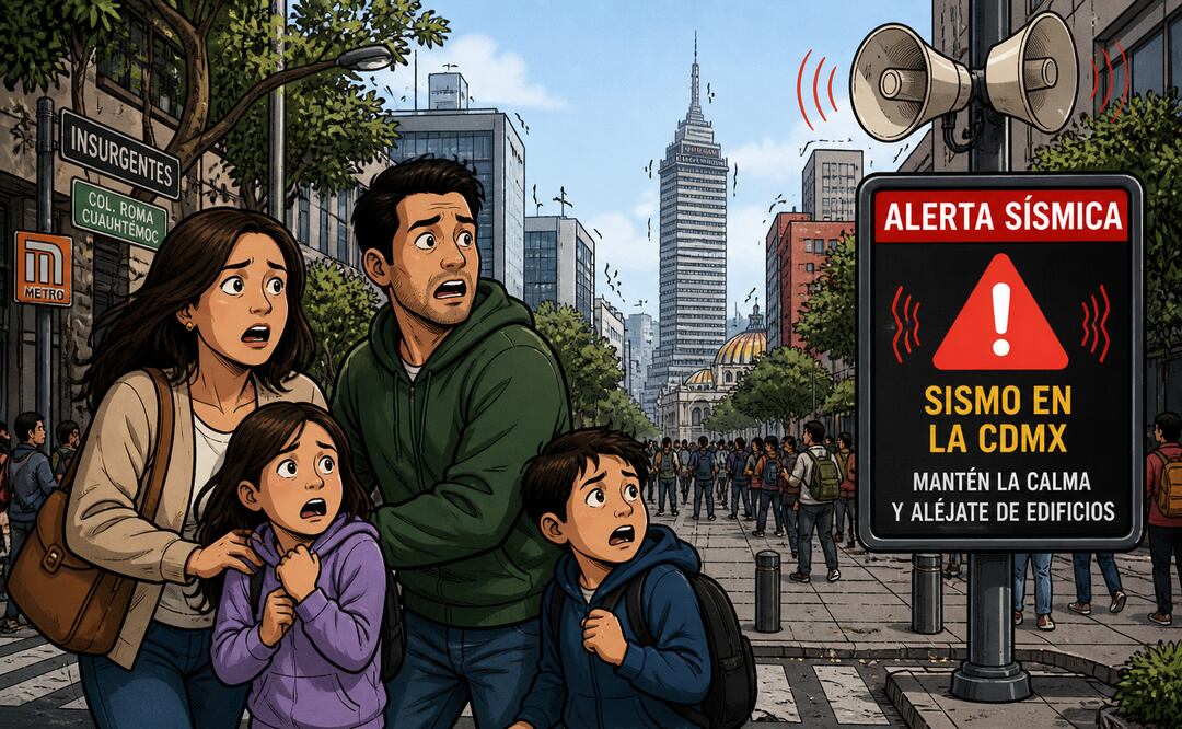 Un plan familiar de protección civil te ayuda a saber cómo actuar antes, durante y después de un siniestro. Foto: Creada con IA (ChatGPT)