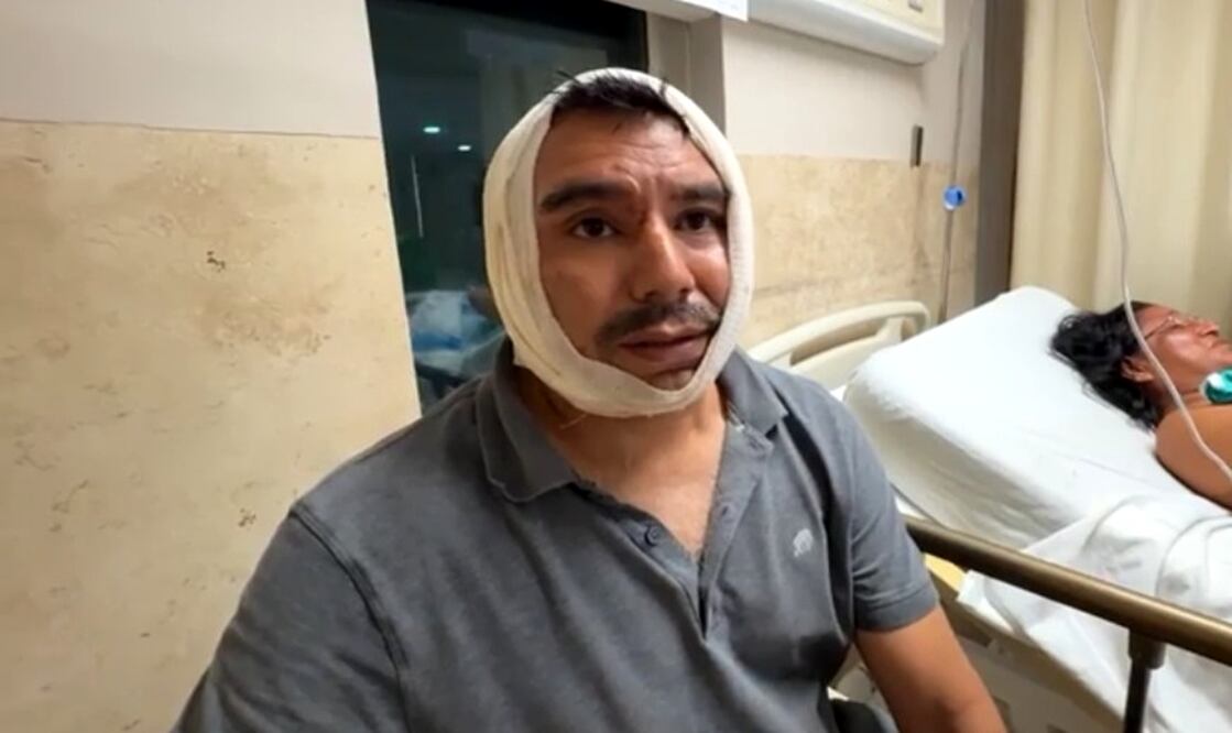 Carlos Casares, padre del menor muerto durante un enfrentamiento en la carretera Reynosa-San Fernando. Foto: especial