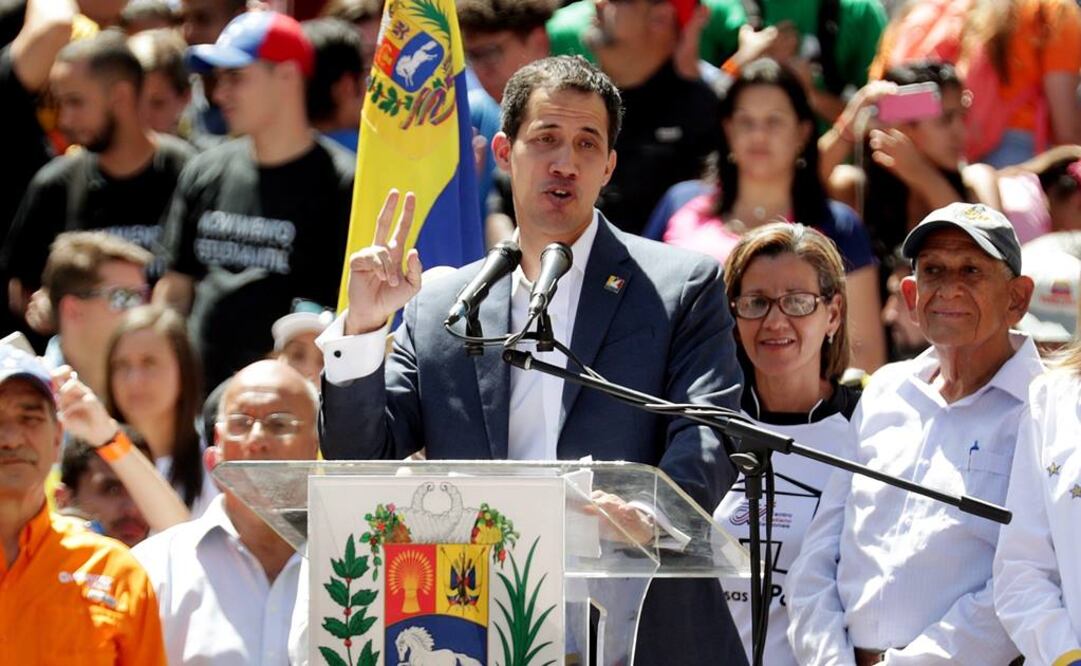 El jefe del Parlamento venezolano, Juan Guaidó, en un evento en Caracas (Venezuela) (Foto: EFE)
