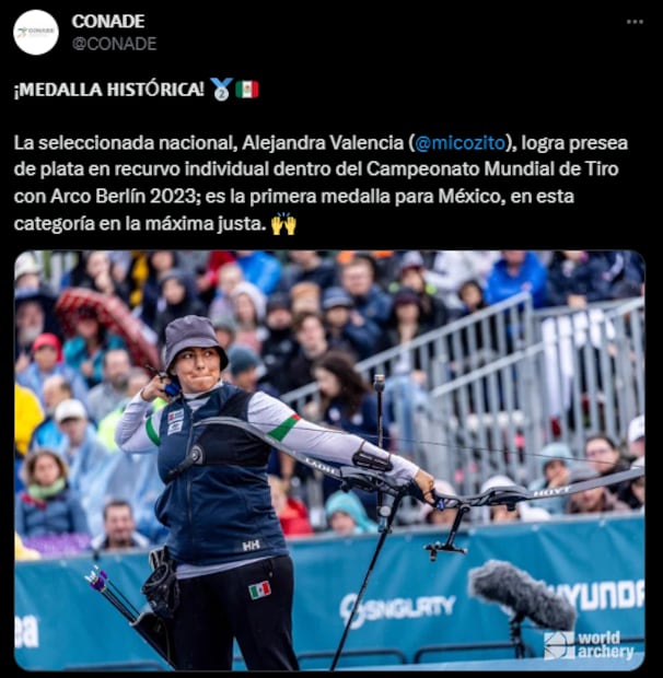 Plata para Alejandra Valencia
