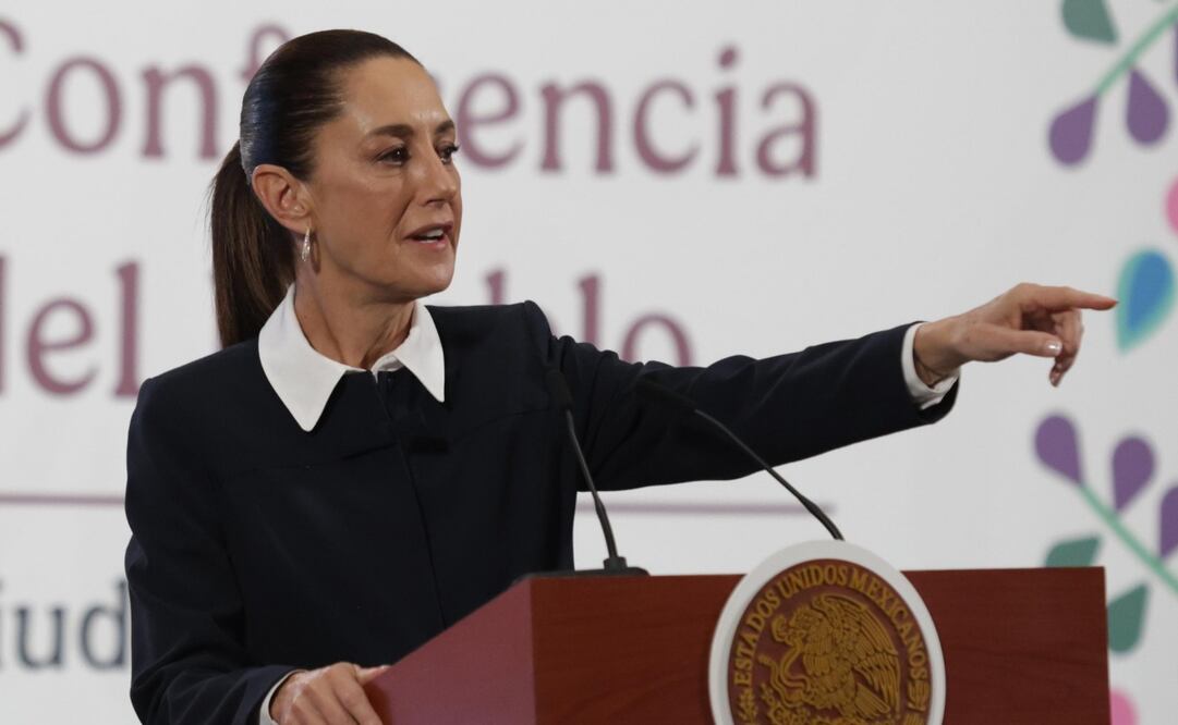 Conferencia matutina de la presidenta Claudia Sheinbaum en Palacio Nacional el 4 de junio de 2025. Foto: Carlos Mejía / EL UNIVERSAL