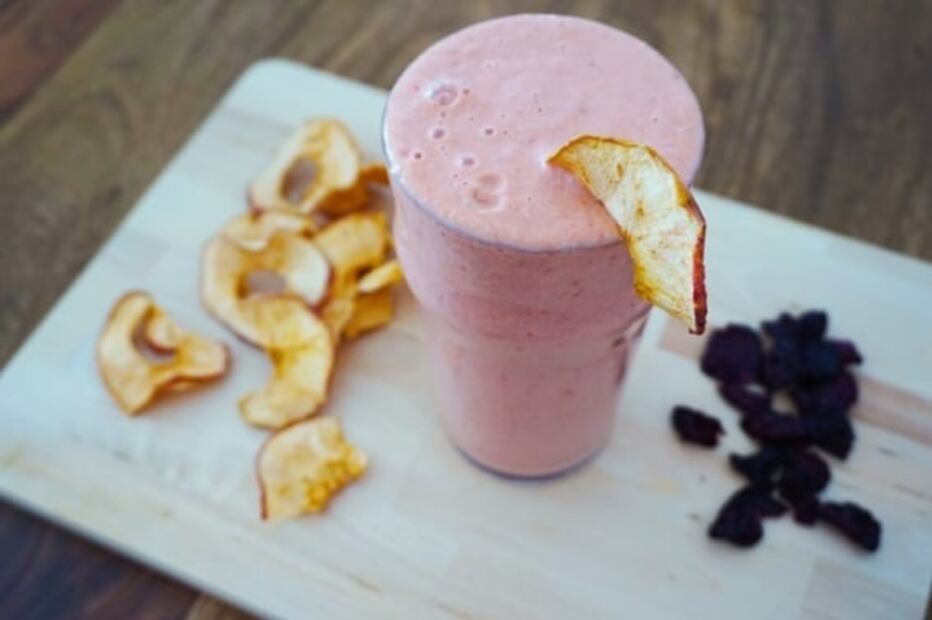 Licuado de manzana. Foto: Especial