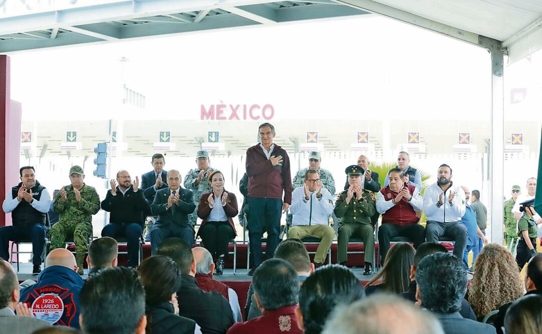 Américo Villarreal lanzó el Operativo Especial de Invierno 2024 para la llegada de mexicanos procedentes de EU. Foto: Especial