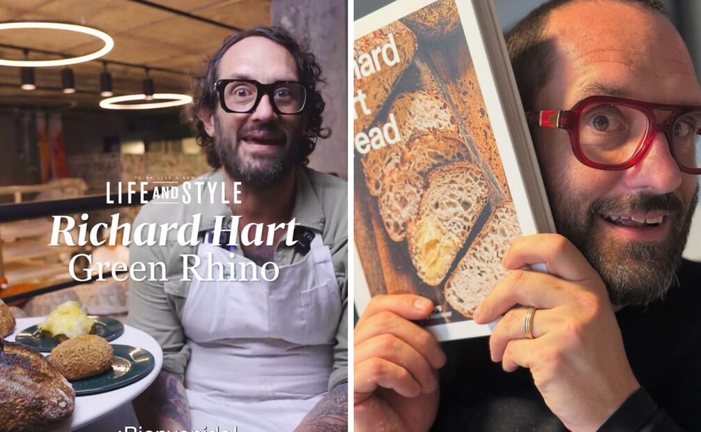 Panadero británico Richard Har. Foto: Captura de pantalla en Instagram