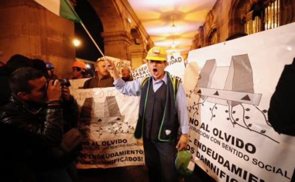 Protestan para que les construyan su hogar 