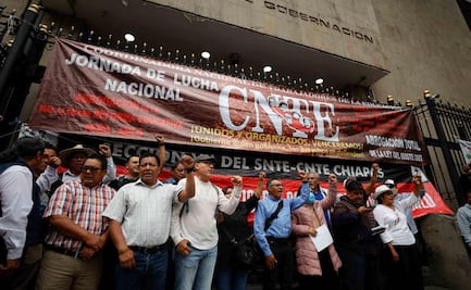 CNTE continúa con marchas en la CDMX; alista movilización del Ángel de la Independencia al Zócalo