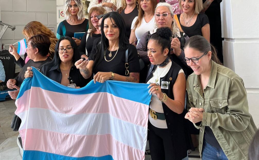Diana Sánchez Barrios ejerciendo como activista y pidiendo no discriminación hacia las mujeres transexuales. Foto: Especiales