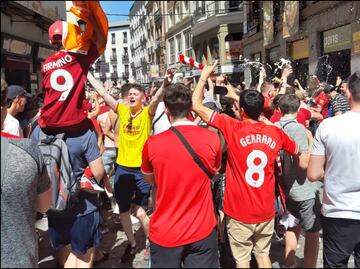 Madrid vive una fiesta previo a la final de la Champions League
