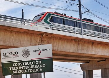 Reporta SCT irregularidades en construcción del tren México-Toluca