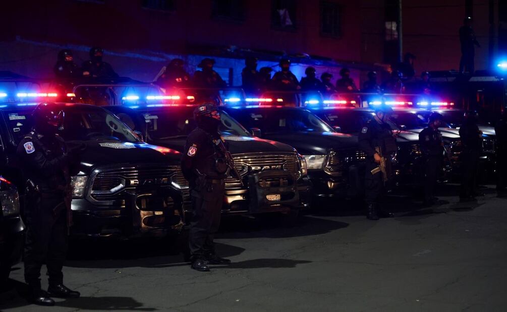 Secretaría de Seguridad de la CDMX refuerza vigilancia en Tepito. Foto: Valente Rosas