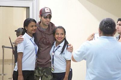Enrique Iglesias graba video en Panamá