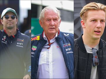 Checo Pérez fue reventado por Helmut Marko; lo comparó con Liam Lawson en Red Bull Racing