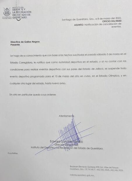 El deporte en Querétaro se detiene por la violencia en el estadio La Corregidora 