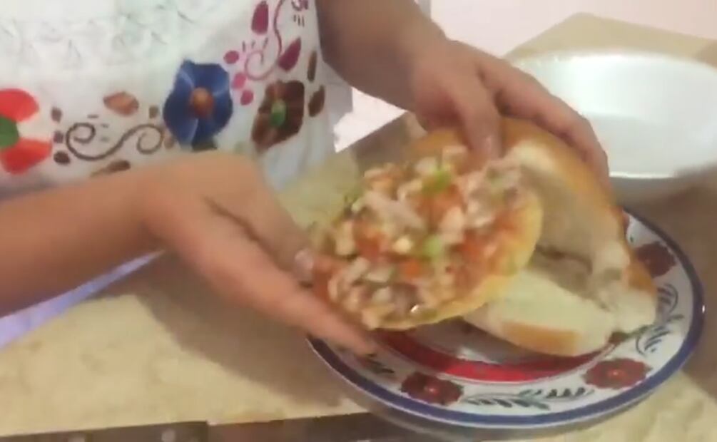 Torta de tostada de ceviche: Foto: Jalisco ZMG / Facebook