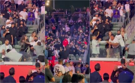 Se desata brutal campal en la pelea de Andy Ruiz