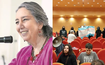 VIDEO. Activistas con bandera trans boicotean conferencia de Marcela Lagarde en la Universidad Complutense de Madrid