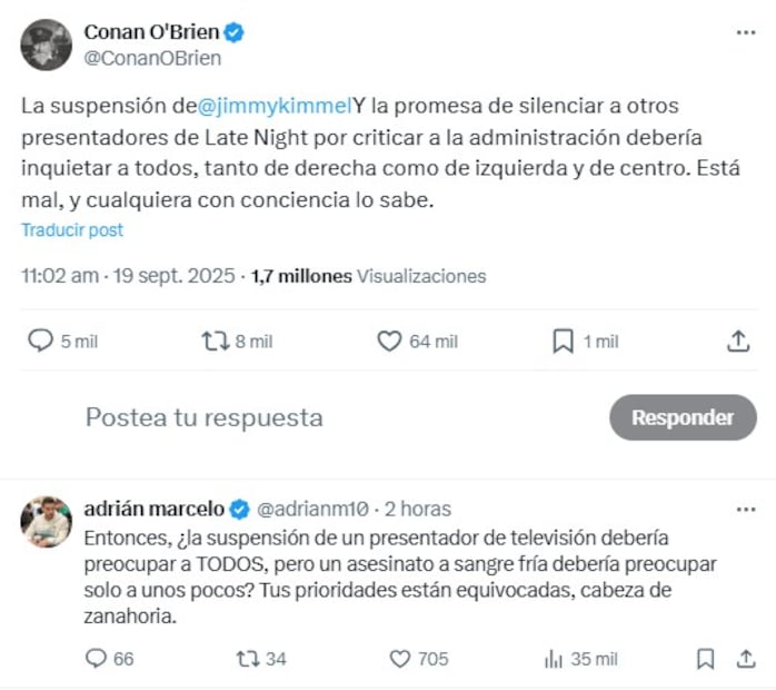 La respuesta del comediante regiomontano ya tienen más de 30 mil visualizaciones. Foto: Captura de pantalla 'X'