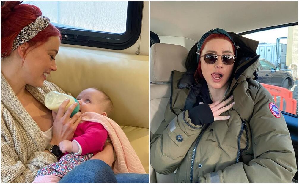 Amber Heard comparte momentos de cuando fimó "Aquaman 2".