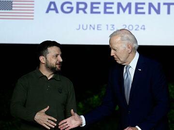 Biden y Zelenski firman en el G7 un acuerdo bilateral de seguridad con vigencia de 10 años