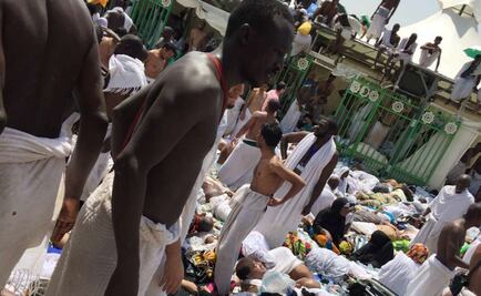 Reportan 453 muertos por estampida en La Meca