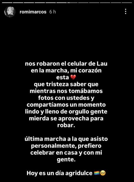 Romina, hija de Niurka Marcos, denuncia robo en la marcha del Pride en la Ciudad de México.