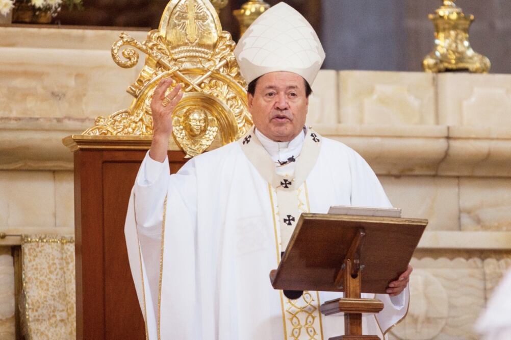 El cardenal Norberto Rivera resaltó que la paz es obra de la justicia, porque “sin ésta es imposible querer edificar la otra” (CAMILA MATA. EL UNIVERSAL)