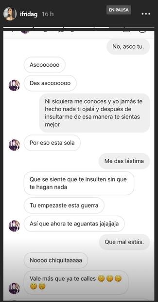 Me han pedido que me suicide: Frida Sofía 