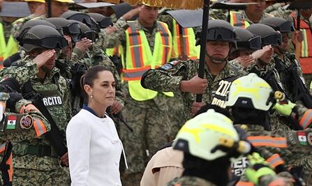 FOTOS: Ejército es el “guardián de la soberanía del país”, asegura Sheinbaum al conmemora 112 aniversario