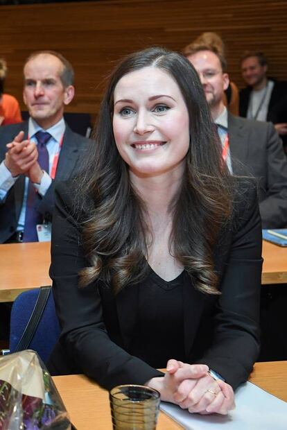 Sanna Marin, la primera ministra más joven en la historia de Finlandia
