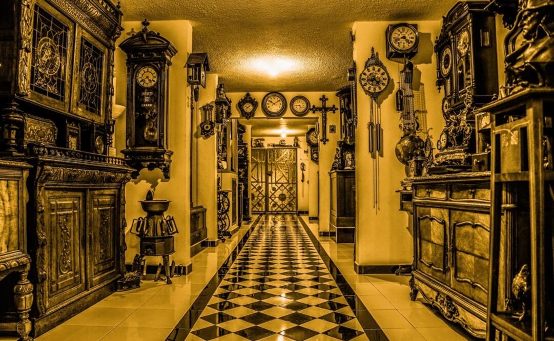 Pasillo principal de la entrada al Museo del Tiempo. Foto: Facebook