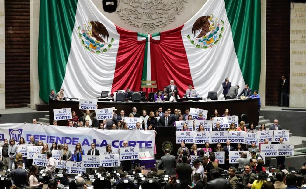 Sesión en la Cámara de Diputados en donde se discute el tema de la extinción de fideicomisos del Poder Judicial de la Federación propuesta por el partido Morena. Foto: Diego Simón Sánchez/EL UNIVERSAL