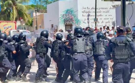 Enfrentamiento entre habitantes de Sisal, Yucatán, y policías deja 20 detenidos; son señalados de atentar contra manglares