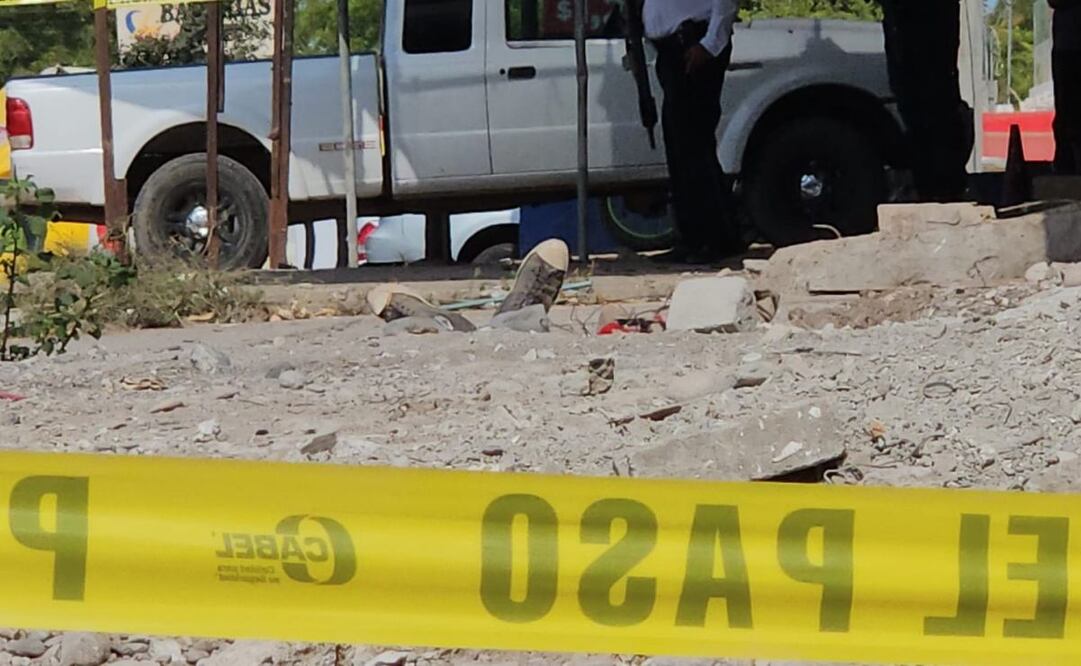 Área acordonada. Foto: Cortesía