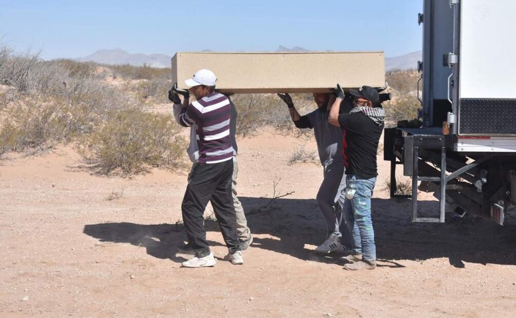 56 cuerpos no identificados, fueron trasladados a la fosa común en el panteón San Rafael (21/03/2025). Foto: Especial