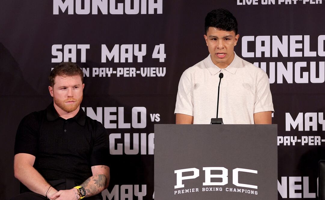 Jaime Munguía dice que dará la sorpresa contra el Canelo Álvarez FOTO: AFP