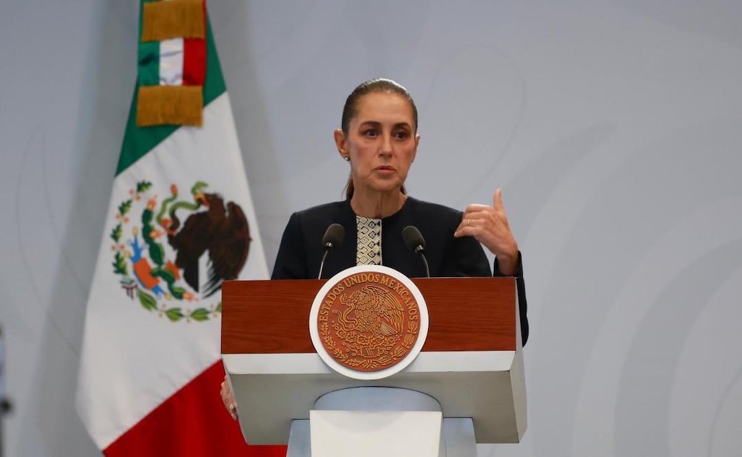 Presidenta Claudia Sheinbaum Pardo durante su conferencia de prensa desde Toluca, Edomex (22/07/2026). Foto: Alejandro Vargas