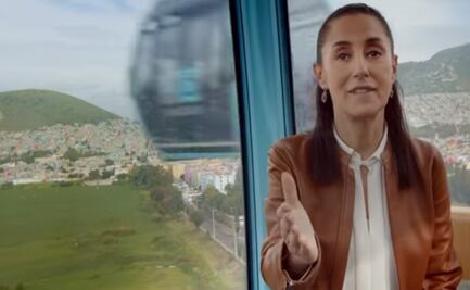 Sheinbaum lanza primer spot desde el Cablebús por Tercer Informe de Gobierno