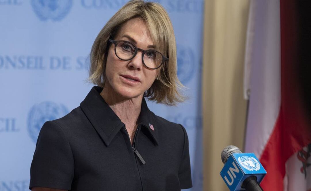 La nueva representante permanente de Estados Unidos, Kelly Craft, en la sede de la ONU (Foto: EFE)
