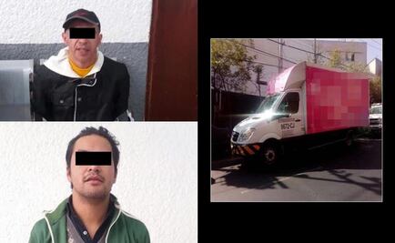 Detienen a ladrones de transporte de carga en Álvaro Obregón
