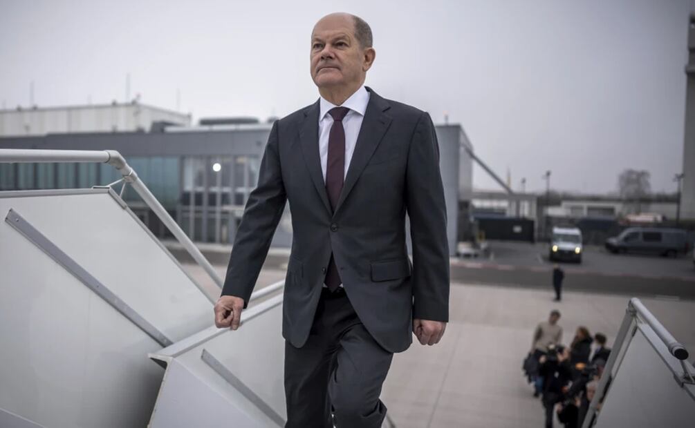El canciller alemán Olaf Scholz se reunirá con Milei este domingo. Foto: AP