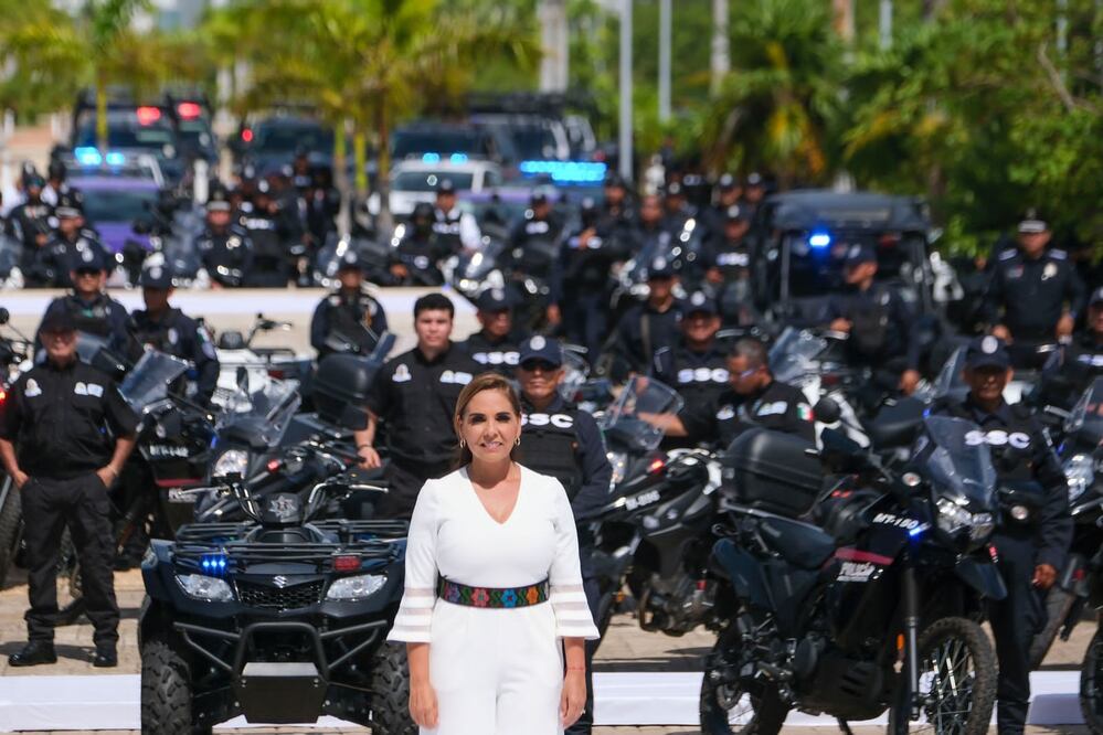 Con inversión histórica de más de 2 mil mdp entrega Mara Lezama patrullas y equipo a la SSC