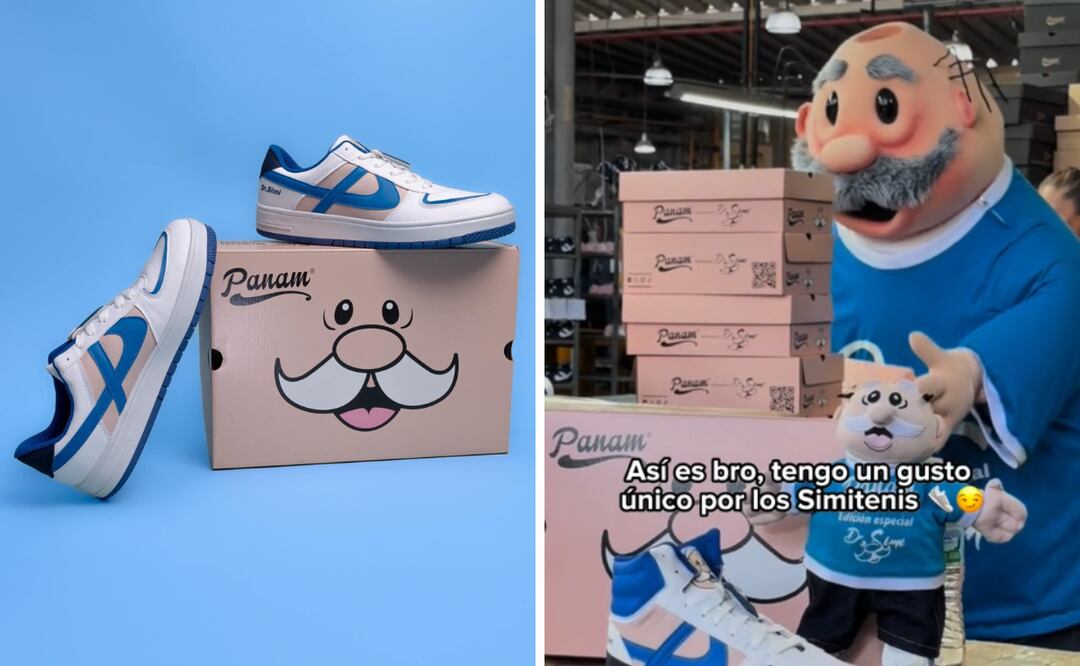 La marca mexicana Panam ha colaborado con el popular Dr. Simi para lanzar unos tenis únicos que están causando sensación en redes sociales. Foto: Captura de pantalla