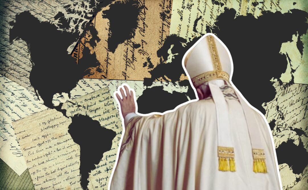 La iglesia que deja el Papa Francisco ha aumentado su número de fieles, pero con menos sacerdotes y seminaristas. Ilustración: Especial.