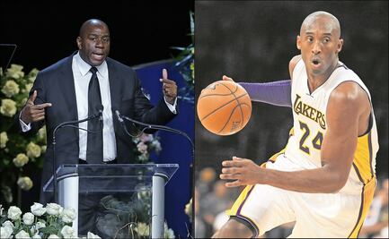 Me rompe el corazón que Kobe no esté para recibir el premio: Magic Johnson