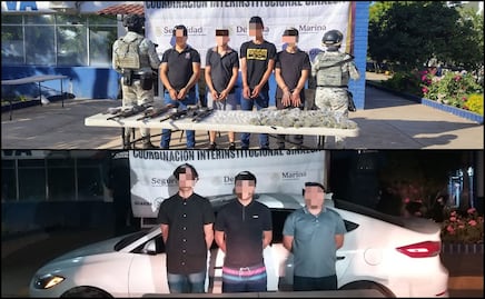 Detienen a 9 durante distintos operativos en Culiacán, Sinaloa; entre ellos un menor