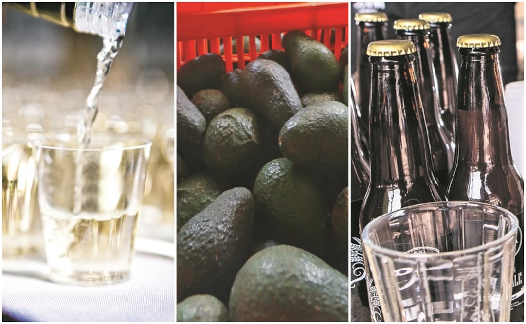 Tequila, avocado and beer - Photo: File photo/EL UNIVERSAL