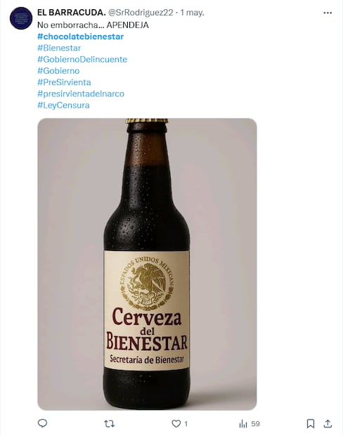Memes del nuevo Chocolate del Bienestar. Foto: X